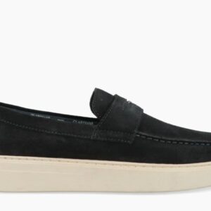 Guardiani Mocassino Blu Camoscio