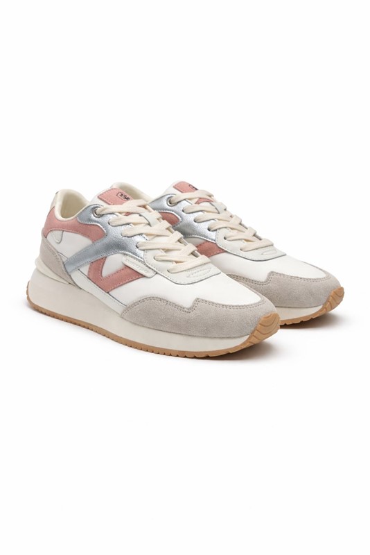 Lumberjack Sneakers Donna Bianca Rosa