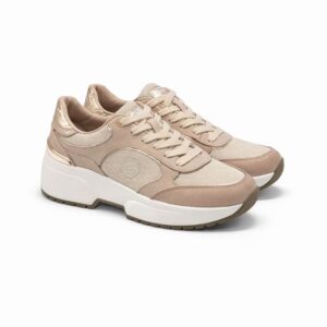 Lumberjack Sneakers Donna Beige Rosa