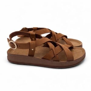 Lumberjack Sandalo Donna Cuoio con Cinturino