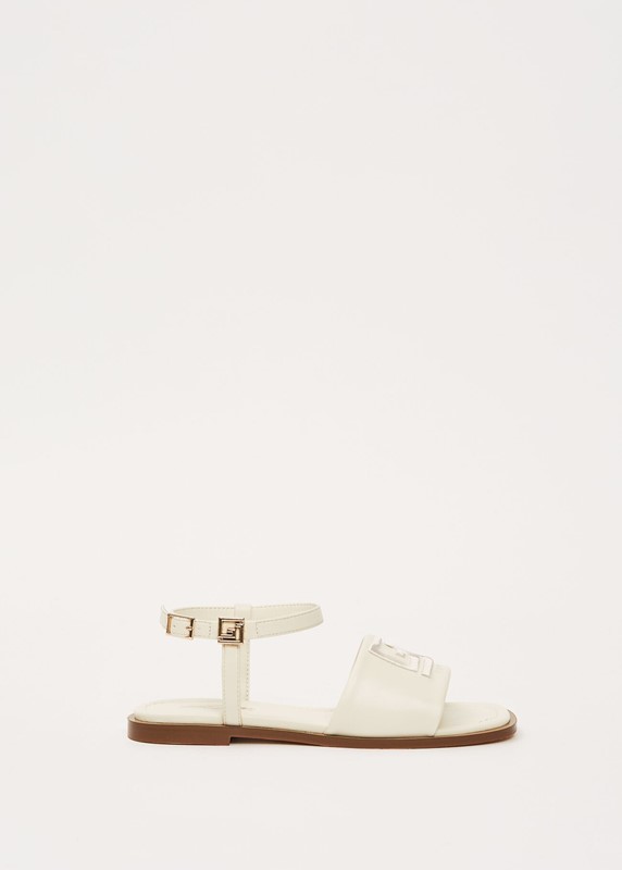 Gaudi' Sandalo Donna Panna e Logo Frontale