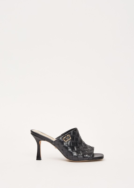 71F452A78A5F8CEED7F2ECC07EFFF99A_ Gaudi' Mule Donna Nero Intrecciato