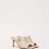 Gaudi' Sandalo Mule Beige Intrecciato