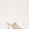 Gaudi' Sandalo Mule Beige Intrecciato