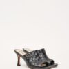 CCF1EE25884EA2381EDD5B4BD2CDEFCC_ Gaudi' Mule Donna Nero Intrecciato