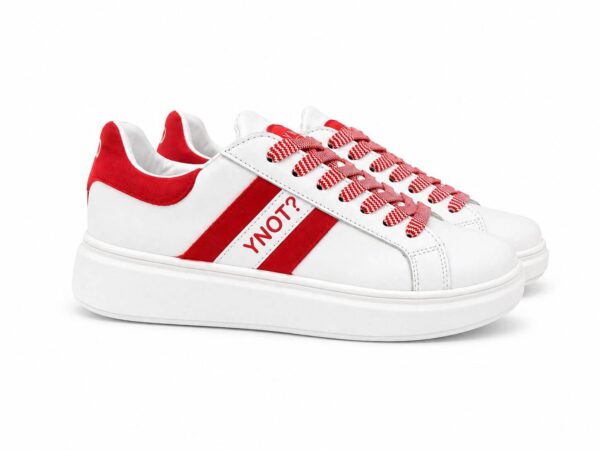 Ynot? Sneakers Donna Bianca Rossa
