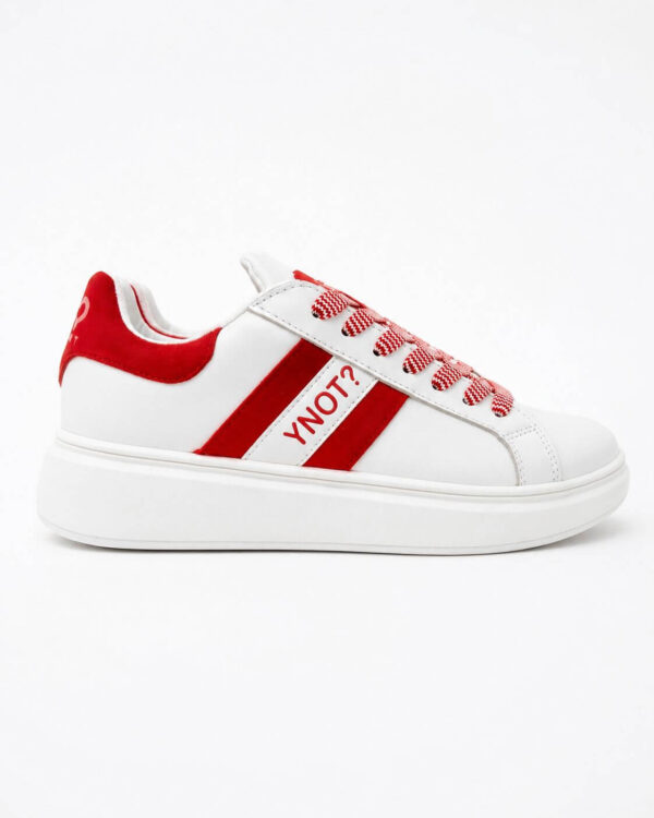 Ynot? Sneakers Donna Bianca Rossa