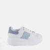Ynot? Sneakers Donna Bianca Azzurra Platform