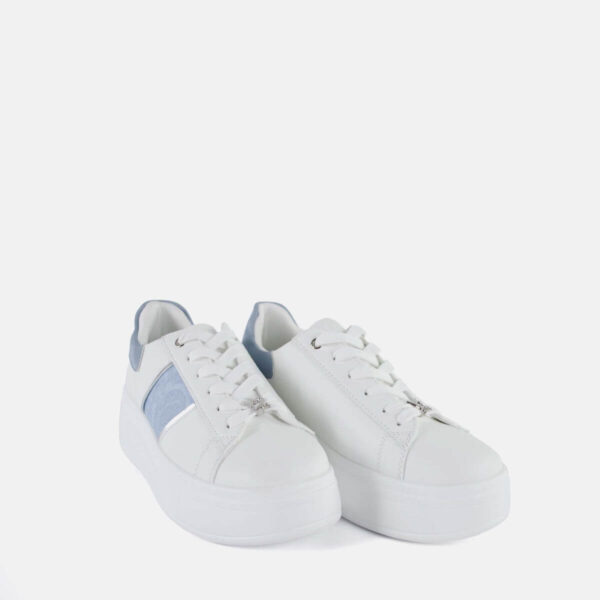 Ynot? Sneakers Donna Bianca Azzurra Platform
