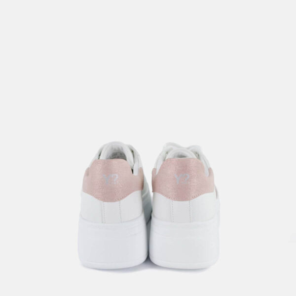 Ynot? Sneakers Donna Bianca Pink  Platform