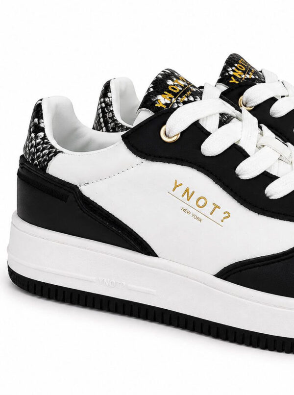 sneakers-ynot-maculata-2 Sneakers Donna Ynot? Bianca Nera Pitonata