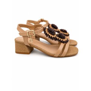 dd277241-73f0-415d-a811-6e6dedc128c7 Gold&Gold Sandalo Donna Beige Fiori