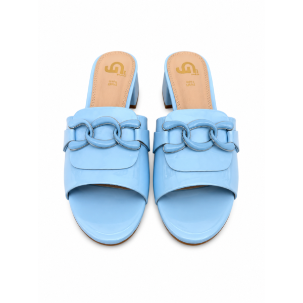 image1 Gold&Gold Ciabatta Azzurra Vernice
