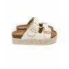 Superga Ciabatte Platform Donna in Tessuto Beige