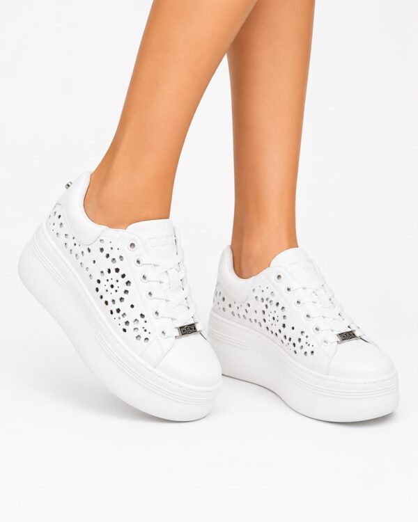 Cult Sneakers Donna Bianca Platform