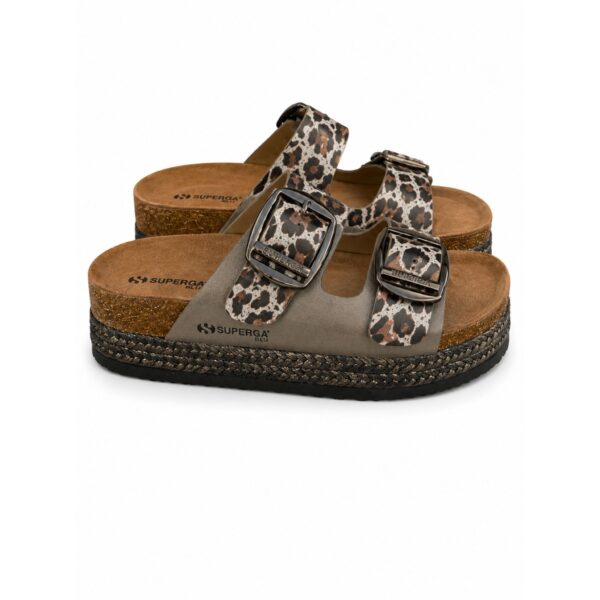 Superga  Ciabatte Platform Animalier