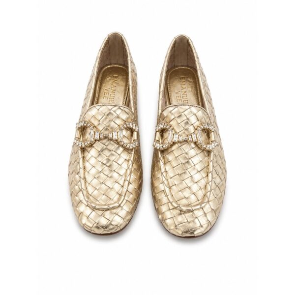 4723233E34529C570CE2D745833B219F_ Emanuelle vee mocassino donna intrecciato in vera pelle