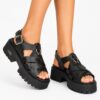 Cult Sandali Donna Platform con Maxi Fibbia