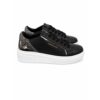 Emanuelle Vee Sneakers Donna Nere con Strass e Platform 4,5 cm