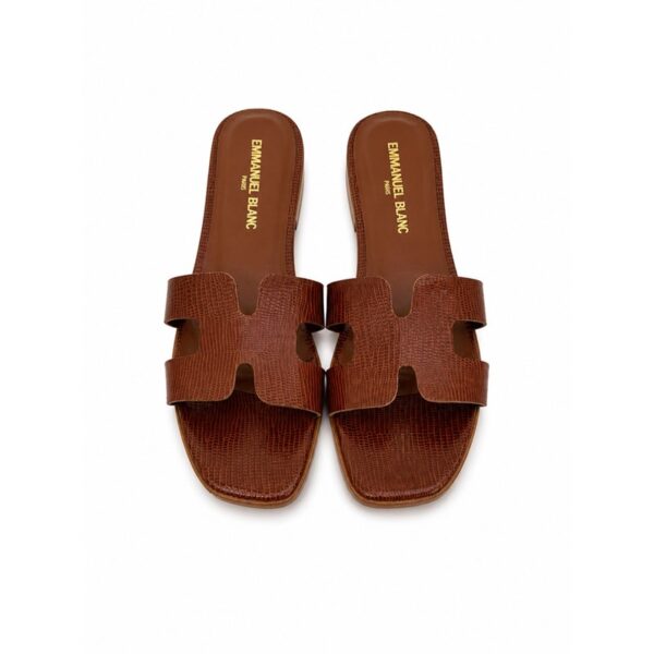 98D74D2A275C3A15BB5FC94F4FCF275B_ Emanuel blanc ciabatte donna in vera pelle effetto lucertola