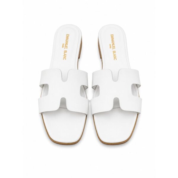 99B158E375A7CAD690842E4D47CF8DBC_ Emanuel blanc ciabatte donna in vera pelle