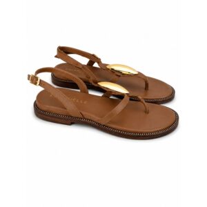 9E8DD1CA417E36B5AB51C0423D164D97_ Emanuelle vee sandalo infradito donna in vera pelle cuoio
