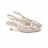 Ferre' slingback donna traforata in vera pelle