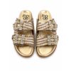 B1B45755359BEC3ADE9F66B492A671E4_ Mode ciabatte donna oro intrecciate in vera pelle con fibbie