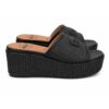4us paciotti ciabatte donna platform intrecciate