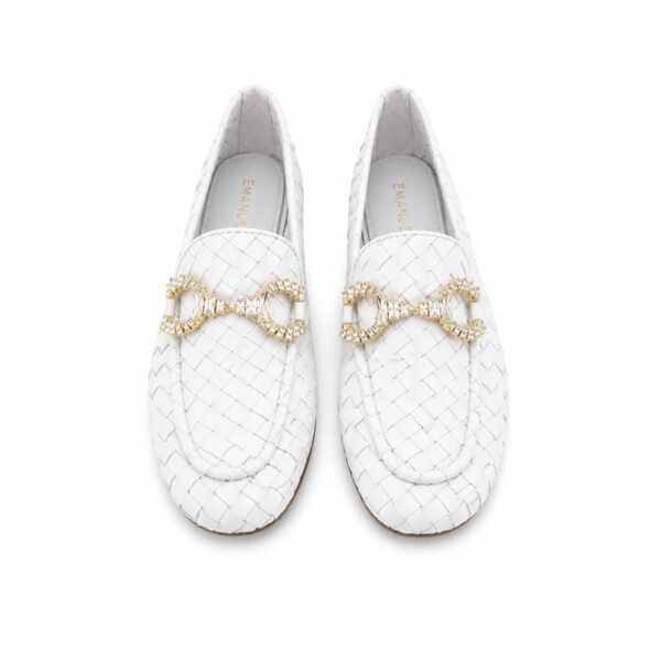 E5550A9F0649B63185EB2F30B44DBC03_ Emanuelle vee mocassino donna intrecciato in vera pelle