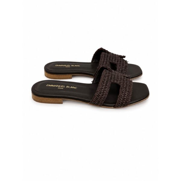E98A1EC86B5575A9FD382738D5579782_ Emanuel blanc ciabatte donna in vera pelle con fascia in raf
