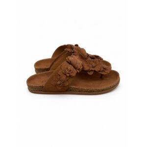 b12327f0-97ab-4deb-988e-09b7fdfabb6e Emanuelle Vee Infradito Donna Cuoio con Fiori Applicati
