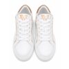 Emanuelle Vee Sneakers Donna in Pelle Bianca – Platform 4,5 cm