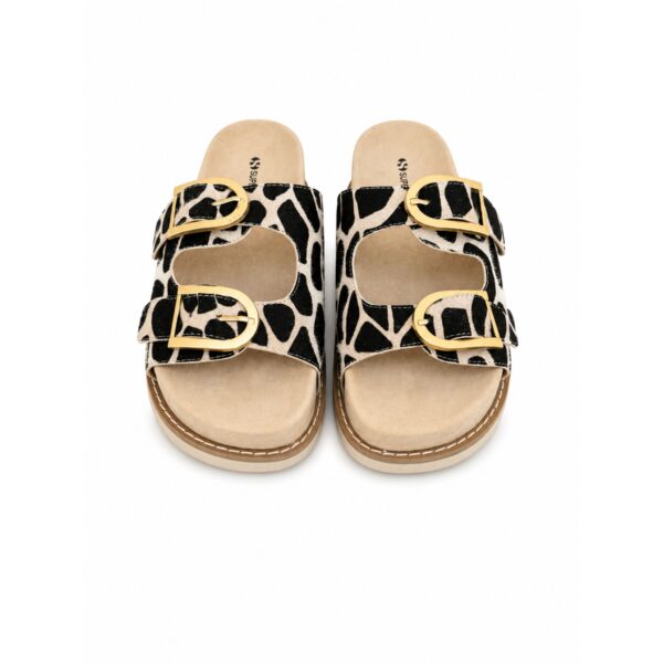 e08dd7b4-afb3-4f6b-b554-085b61f321d3 Superga Ciabatte Donna Animalier Beige e Nero