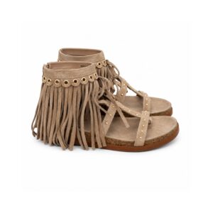 e9f5cb44-d2a8-457e-8c5d-55678132c86f Emanuelle Vee Sandalo Donna Beige con Frange
