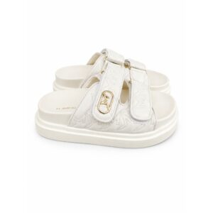 f74dd1e3-b129-4d5d-af38-f013940689d9 Marc Ellis Ciabatte Donna Platform 5 cm Nere con Doppio Strap