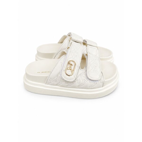 f74dd1e3-b129-4d5d-af38-f013940689d9 Marc Ellis Ciabatte Donna Platform 5 cm Nere con Doppio Strap