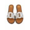 3c49ac3f-d8b7-4992-bb56-f597a82480cc Gold&Gold Ciabatte Donna Gioiello con Fascia Intrecciata e Strass