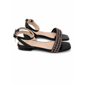 574b9bbf-6cea-4fda-b2d1-a14cd5659940 Gold&Gold Sandali Donna in Vera Pelle con Fascia Intrecciata