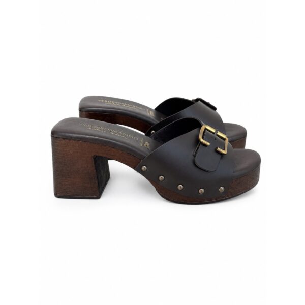 59c6bc54-5083-4dea-a331-4581d003935b Verderosmarino Sabot Donna con Tacco Effetto Legno e Fibbia