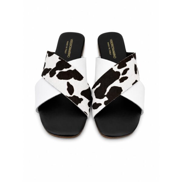 650b8d80-c1fc-40e5-9f5e-bb2ab896194b Verderosmarino Ciabatte Donna in Vera Pelle Animalier
