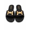 6b62360a-8db5-4677-ae3a-846daad645f2 Verderosmarino Ciabatte Donna in Vera Pelle con Maxi Fibbia Oro