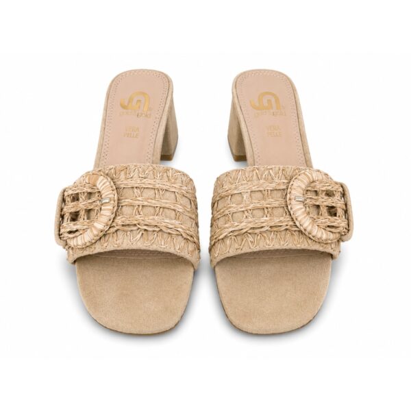 Gold&Gold Sabot Donna con Maxi Fibbia e Tacco 4,5 cm
