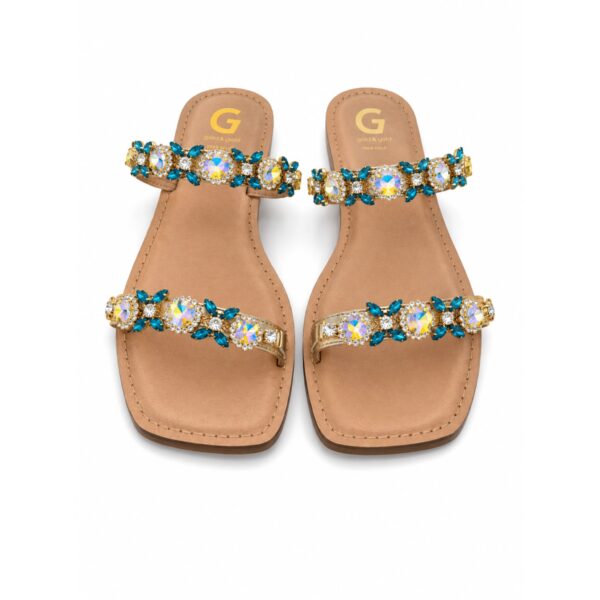 832b9be3-6fe9-4560-a847-5413d3b94119 Gold&Gold Sandali Gioiello Donna Infradito Bassi con Strass