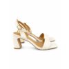 9379ac20-d505-423a-8c19-69590390bb9c Gold&Gold Sandali Donna in Vera Pelle Bianchi con Tacco 8 cm