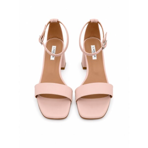 99644783-3cdc-4a3d-8d5c-ebf8b3339436 L’Amour by Albano Sandali Donna Rosa Cipria con Tacco 50