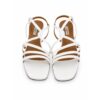 L’Amour by Albano Sandali Donna Bianchi con Tacco Basso