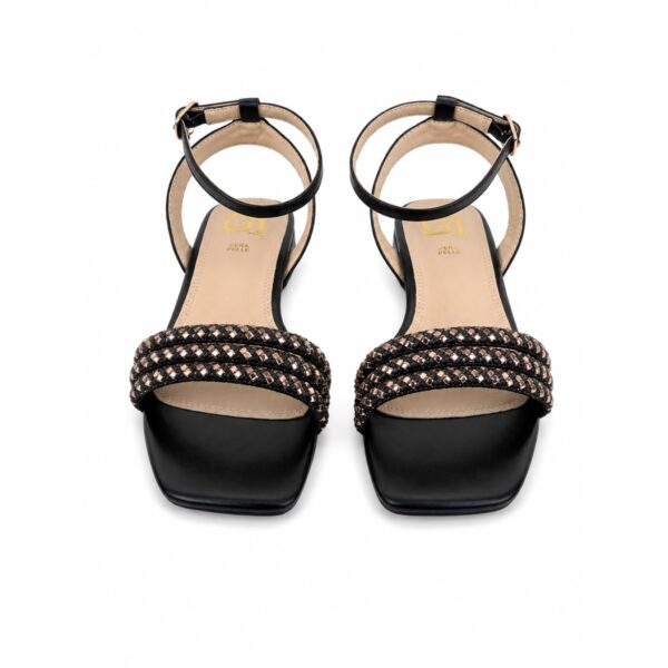 a2e56829-f9b2-4aa0-90d2-83901cc77817 Gold&Gold Sandali Donna in Vera Pelle con Fascia Intrecciata