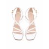 d9426545-25ac-49b0-bf6b-9063e433c998 Albano Sandali Donna Bianchi con Listini e Tacco 8 cm