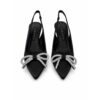 e3456081-57b1-4ab3-896f-b726ef34325f Albano Décolleté Slingback Donna Nere Tacco 80